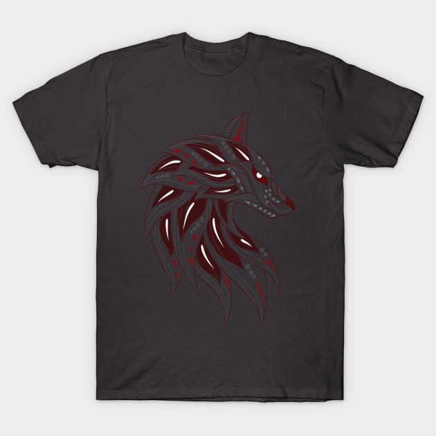 Wolf T-Shirt by mutarek